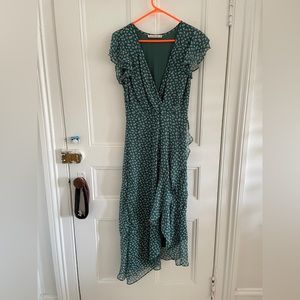 Abercrombie & Fitch Chiffon Midi Dress